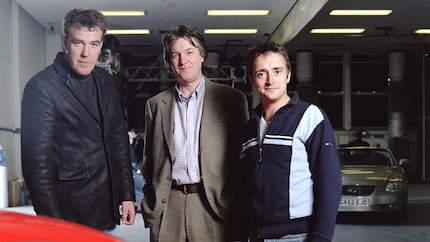 Lorsque James May (au centre) rejoint Jeremy Clarkson (à gauche) et Richard Hammond (à droite), le trio devient plus que la somme de ses parties.