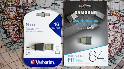 J'ai choisi une clé USB la plus compacte possible afin qu'elle ne dépasse pas du boîtier.