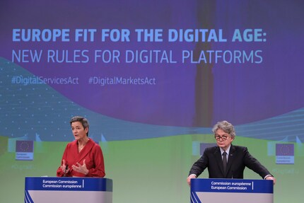 The DSA is essentially the baby of Margrete Vestager and Thierry Breton from the EU Commission.