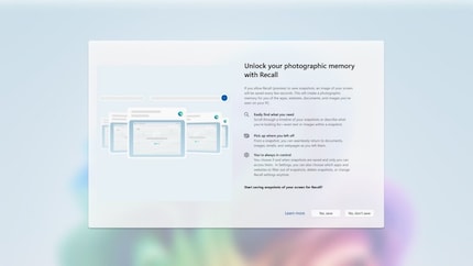 Le nouvel écran de connexion pour Recall.