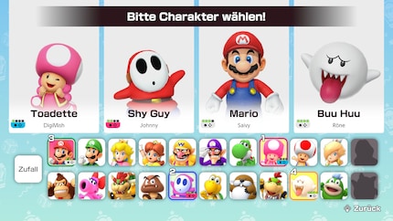 Une sélection inédite de personnages jouables dans « Mario Party ».
