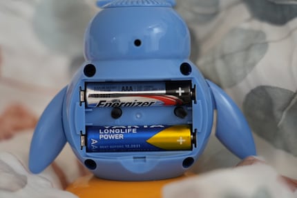 Fiddly – you operate the penguin alarm clock with two small, thin pins.