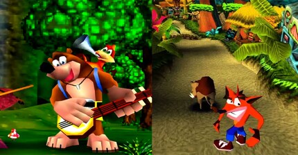 I prefer following Banjo-Kazooie and Crash Bandicoot from the sidelines.