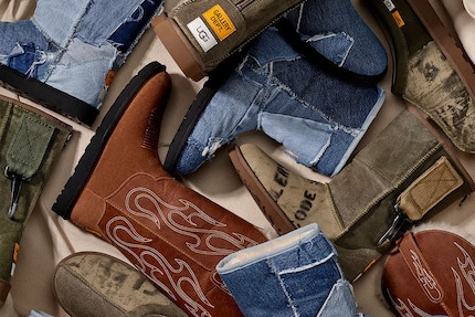 The complete line-up of the collaboration between Ugg and Gallery Dept.