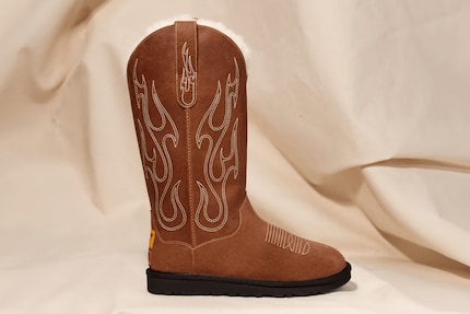 This is what an Ugg boot looks like in cowboy garb.