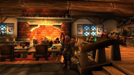 Je suis toujours nostalgique quand je me rends à l’auberge de Comté-de-l’Or avec Alodon, mon « main » (personnage principal).