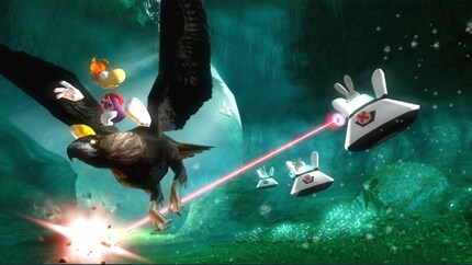 « Rayman contre les Lapins Crétins » aurait dû être à l’origine un jeu de plateforme 3D classique.
