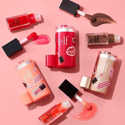 The Glow Reviver Tinted Lip Oils from E.l.f. contain apricot and jojoba oil.