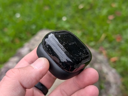The shiny surface is always covered in dust.