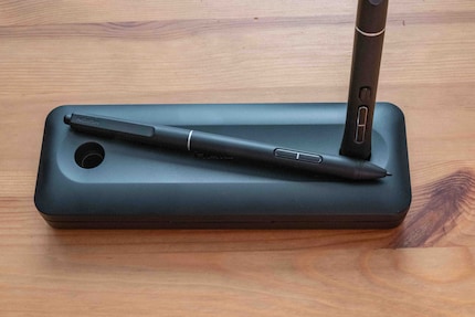 L’étui sert aussi de lieu de repos pour mes stylos.
