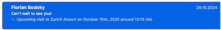 The AI summaries what the e-mail’s about.