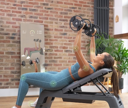 Mirror, mirror on the wall - now it no longer just comments on beauty, but also encourages you to work out.