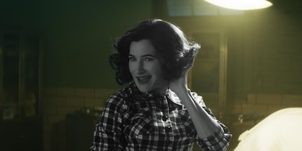The magnificent Kathryn Hahn steals the show yet again as Agatha.
