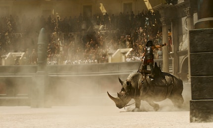Gladiator 2 looks spectacular throughout – even if it’s sometimes a little over the top.