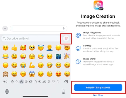 Vous pouvez utiliser les Genmojis au-delà des frontières de l’iPhone.