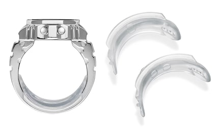 The ring can be tightened with inserts.