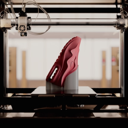 Chaussure sur bouton-pression : jusqu'à présent, on disposait d'une semelle ou d'une tige imprimée en 3D, Nike parvient désormais à faire les deux.