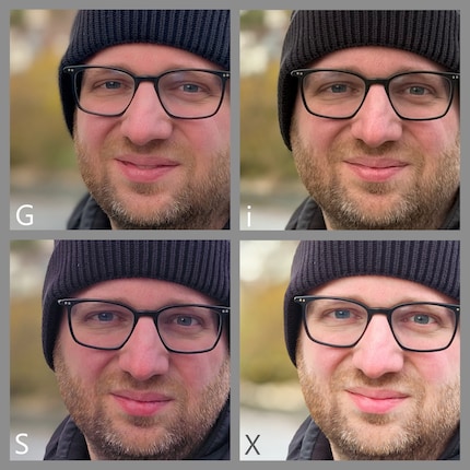 With natural details in the skin and beard, the Google Pixel 9 Pro is on top.