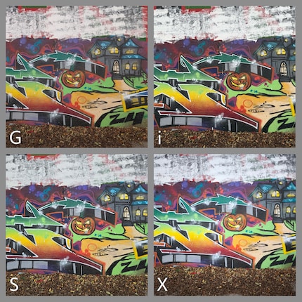 Colour is difficult to assess. Nevertheless, there are differences.