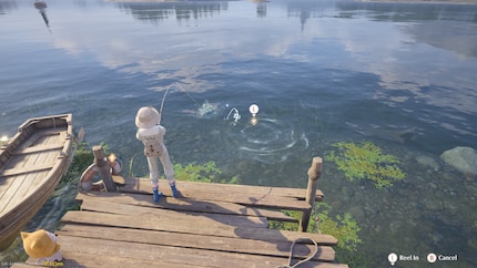 Fishing is a mini game in its own right.