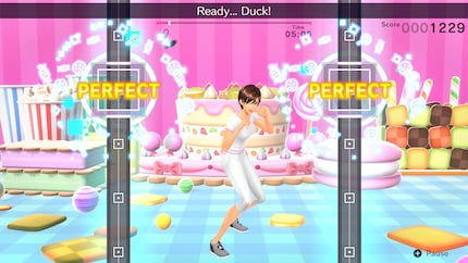 The graphics improved in Fitness Boxing 2, but everything looked very overloaded and the movements were unnatural.