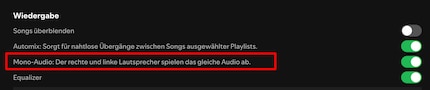 Le mono peut être utile pour les podcasts ou les problèmes d'audition. 