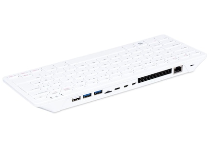 Les ports sont situés à l'arrière du clavier.