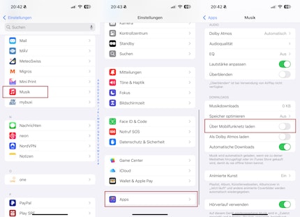 Activez cette option uniquement si vous avez un forfait de données ou si vous êtes toujours en Wi-Fi.