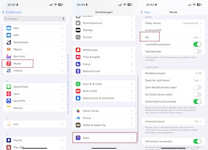 Sur le smartphone, le QE est bien trié.