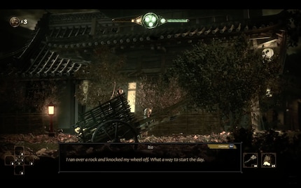 Au début, je ramasse une sidequest. Mais après la séquence d'ouverture, c'est tout pour les quêtes secondaires.
