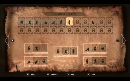 Je peux composer mes propres combos. Ce qui est une bonne idée se heurte à la réalisation peu claire du menu.