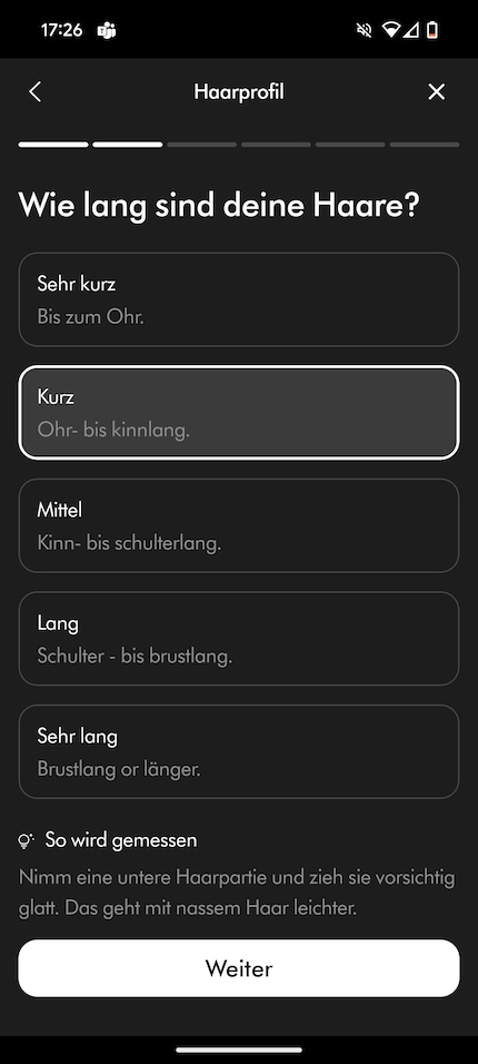 Dans l'application MyDyson, je dois d'abord ...