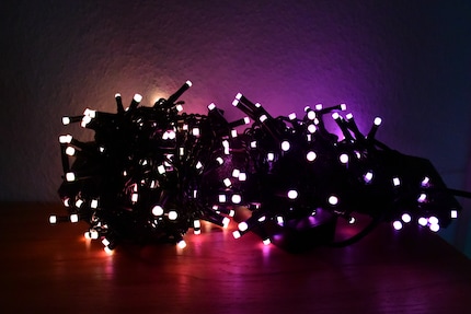 100 LEDs light up the eight-metre Festavia set.