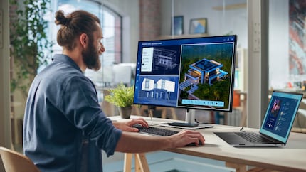 Thanks to many connections for other devices, the monitors are suitable as docking stations for laptops.
