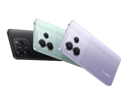Le Redmi Note 14 5G dans ses trois variantes de couleur.