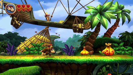 Donkey Kong et Diddy Kong se lancent ensemble dans une nouvelle aventure pour récupérer leurs bananes.