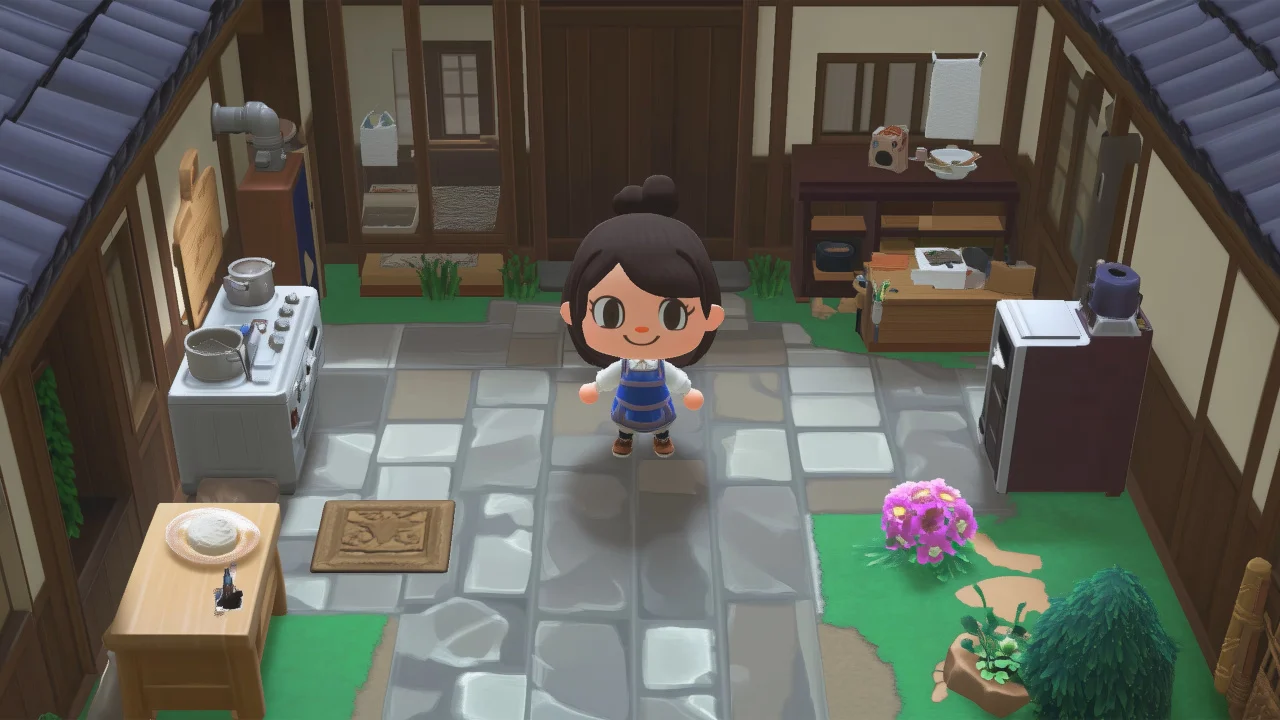 Cette capture d'écran d'Anime Life Sim montre également quelques incohérences.