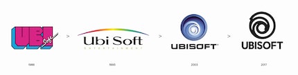Some changes have been made to the Ubisoft logo over time.