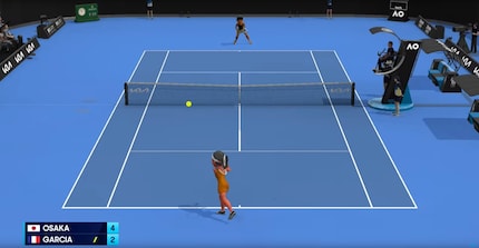 ... et la version animée avec les avatars similaires à Wii-Sports (à droite).