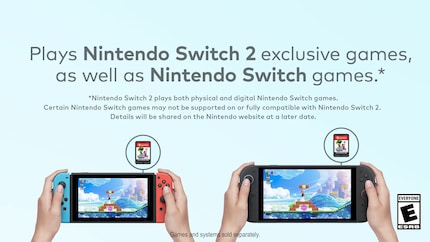 Hourra, la Switch 2 est entièrement rétrocompatible.