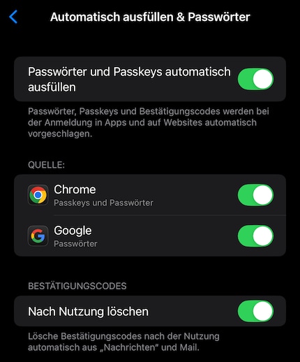 Now passkeys are synchronised correctly.