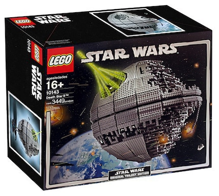 The packaging of the Lego Star Wars Death Star II (10143): A collector's item from the Original Trilogy Edition.
