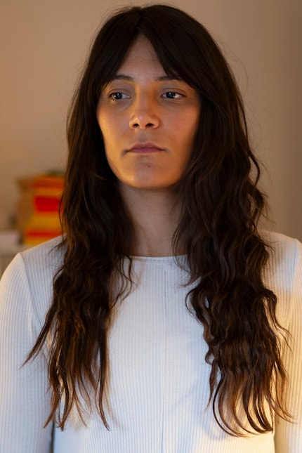 La tresse donne de belles ondulations à mes cheveux... 