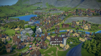 Une sauvegarde datant de l’accès anticipé : mon village a déjà près de 550 habitants.