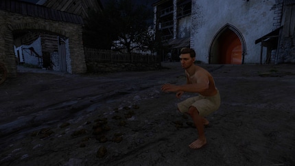 Half-naked is the best way to sneak.