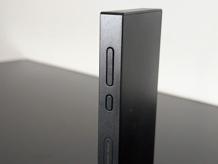 The Zyxel has only two button controls. Pretty tedious.