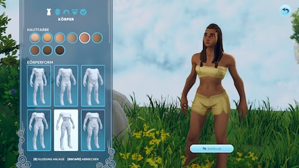 I have a fairly limited choice when creating the character, but that's okay.