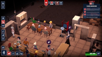 Le style graphique du jeu me rappelle la série Two Point.