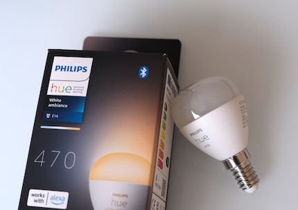 Le symbole Bluetooth sur l’emballage indique si les produits Hue sont compatibles avec le Bluetooth.