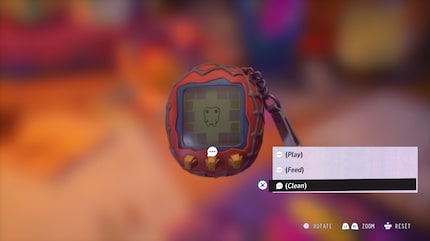Instead of joy, I feel sadness when cleaning the Tamagotchi-like creature.